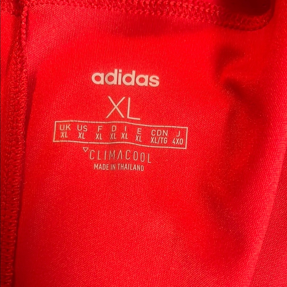 Adidas Men's Red Athletic Shorts - Picture 5 of 5